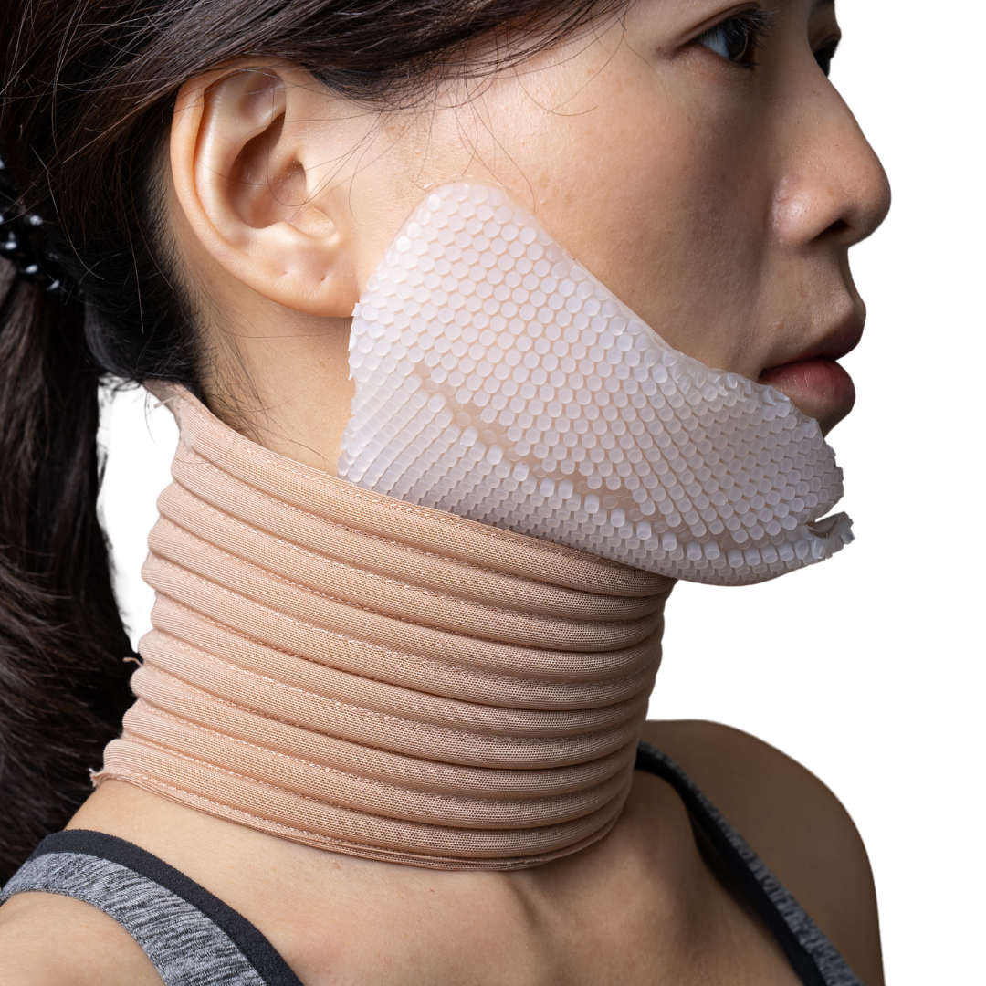 Woman putting SSCP sheeting light version